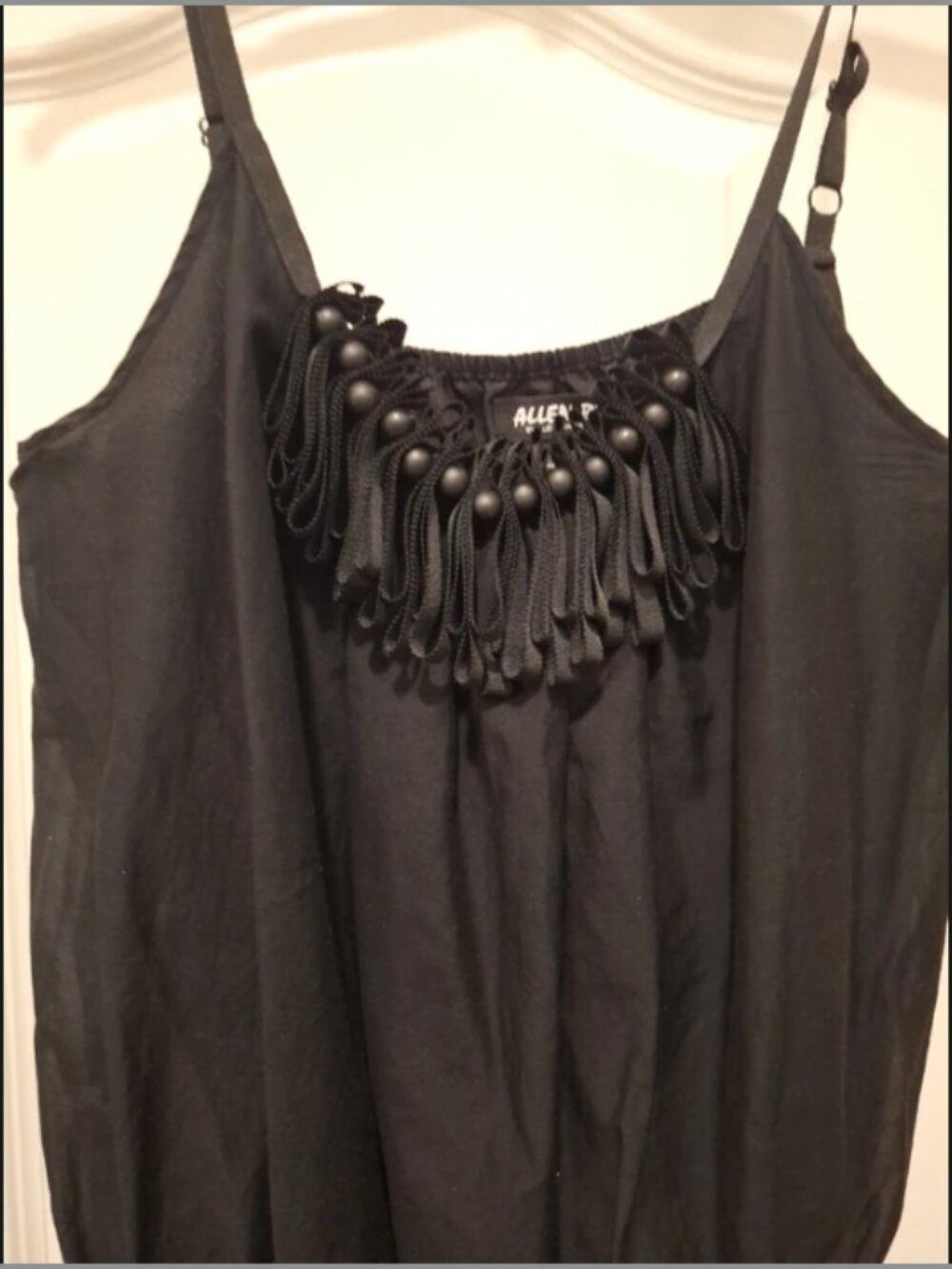 Black Allen B. Cami Top Size Large